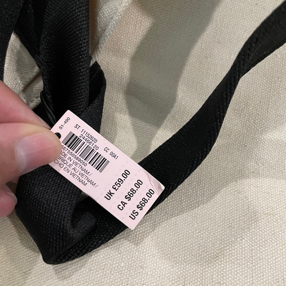 NWT Victoria’s Secret Canvas Tote Bag - Picture 4 of 4